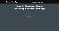 Desktop Screenshot of consultingtycoon.com